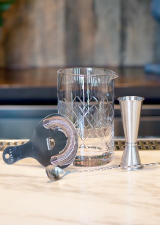 Glass Mixing Barware Set