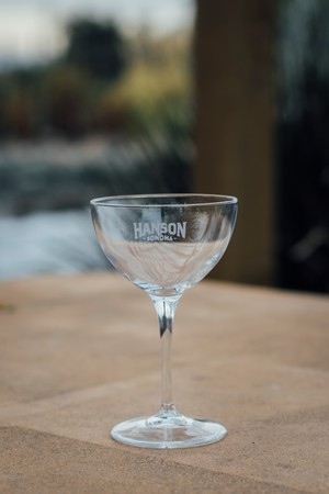 Stemmed  Engraved Glass